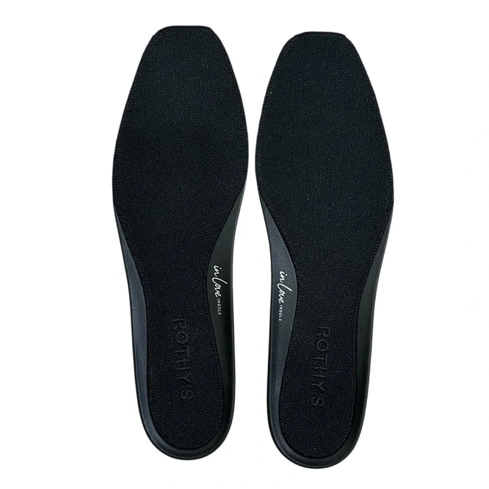 Rothy’s 8.5 Black The Max Square Flats - Picture 8 of 11